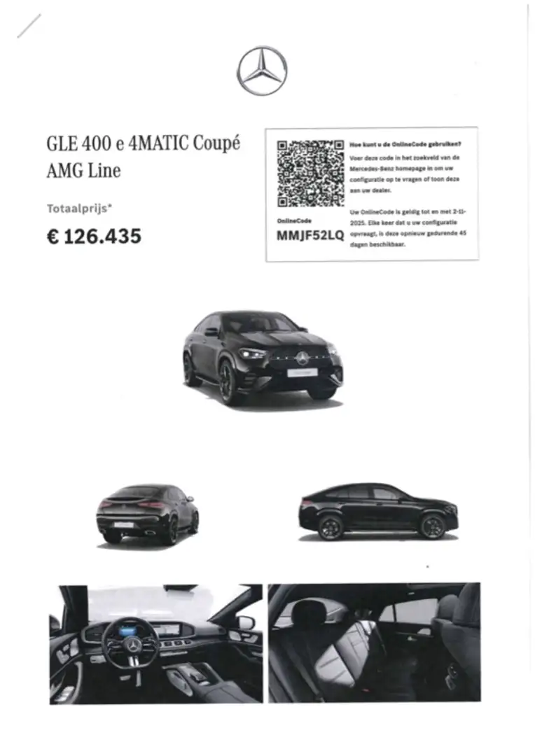 Mercedes-Benz GLE 400 Coupé GLE e 4MATIC AMG Line | NIGHT | Pano | Leder Schwarz - 2