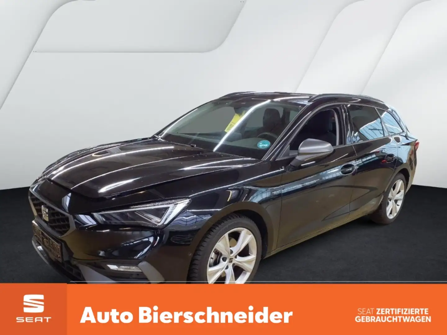 SEAT Leon Sp. 1.5 eTSI DSG FR ab 209,-EUR KAMERA ACC SHZ KEY Schwarz - 1