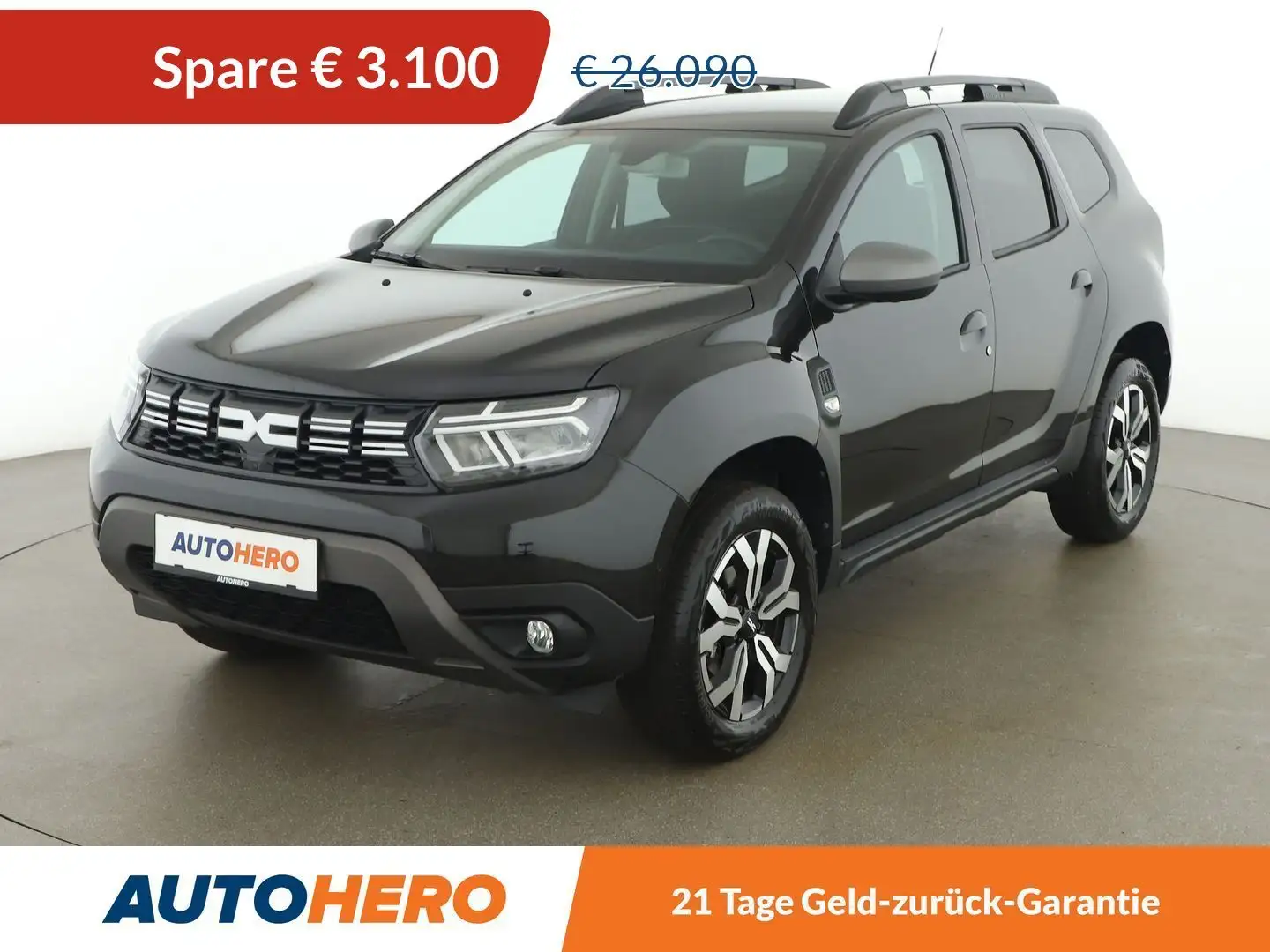 Dacia Duster 1.3 TCe Journey Aut. *LED*360°*TOT*NAVI*AHK* Zwart - 1