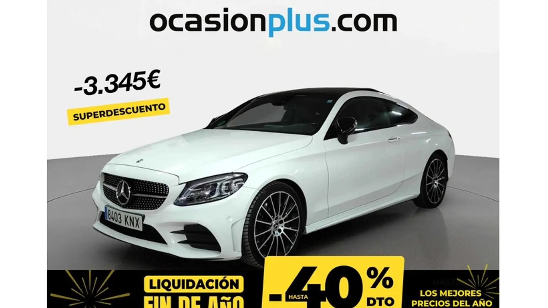 Mercedes-Benz C 300 Coupé 9G-Tronic Blanco - 1