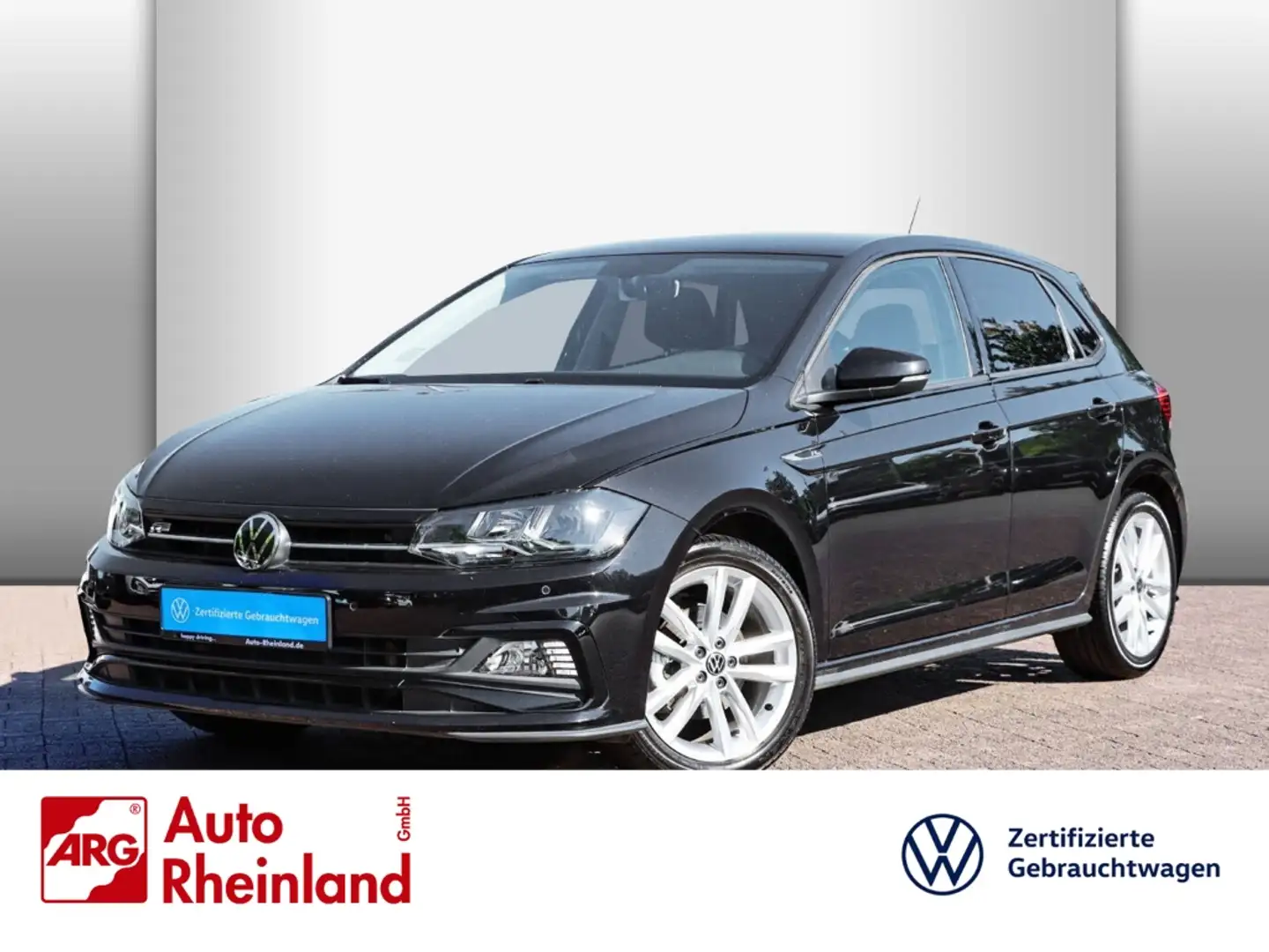 Volkswagen Polo Highline 1.0 TSI OPF R-LINE/APP/PDC/SITZHZ Schwarz - 1