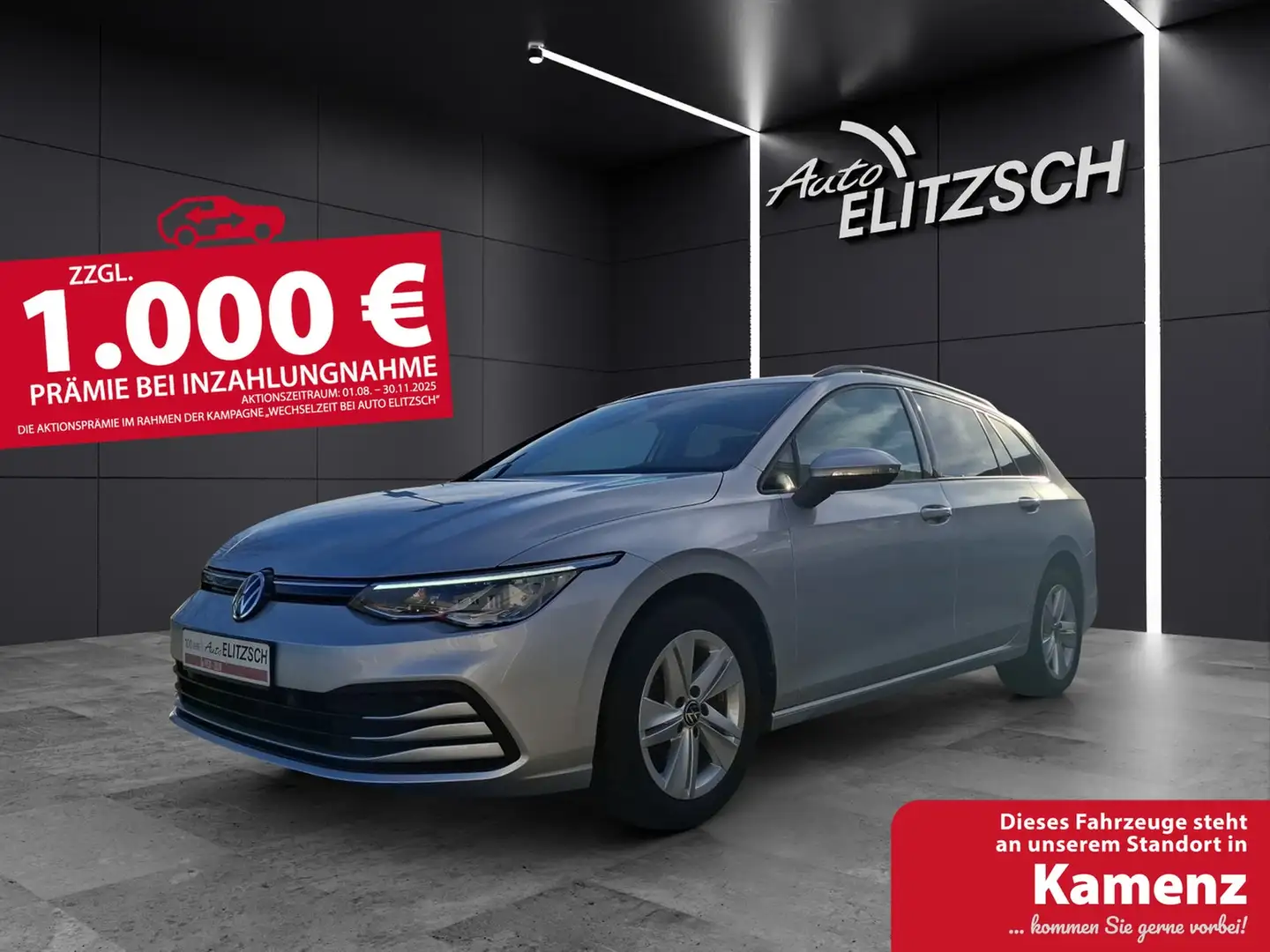 Volkswagen Golf VIII Variant TSI Standhzg Kamera ACC LED Navi H... Silber - 1