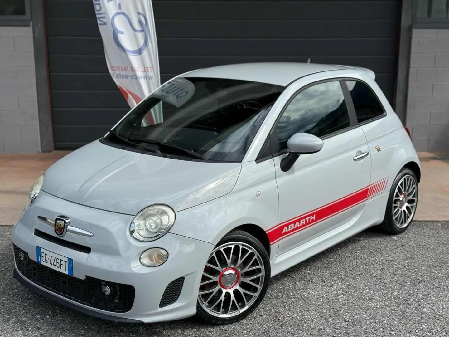 Abarth 500 1.4 Turbo T-Jet Gris - 1