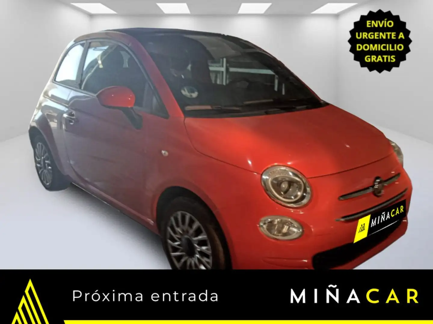 Fiat 500C 1.0 GSE Lounge Rojo - 1