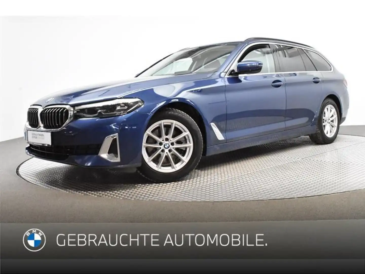 BMW 520 d T. Luxury Line Navi+AHK+HUD+Sportsitze+H/K Blau - 1