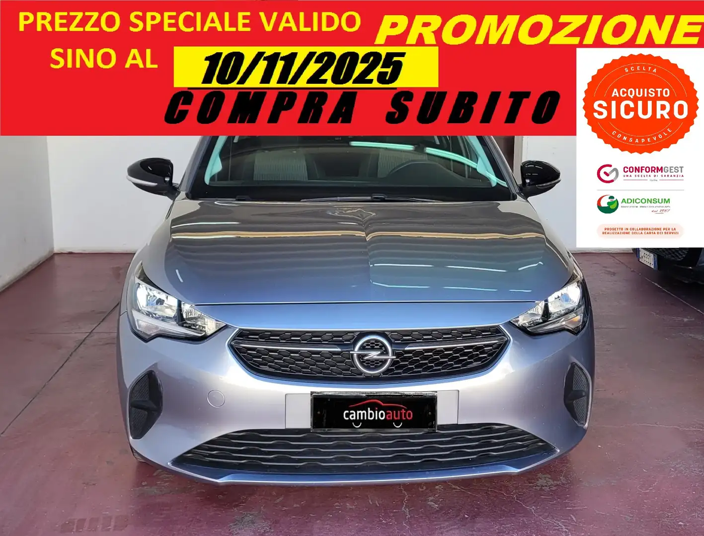 Opel Corsa Corsa VI 2020 1.2 Edition s Grigio - 1