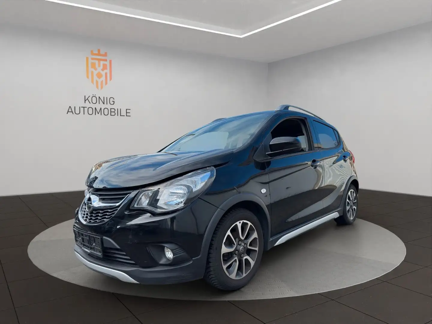 Opel Karl Rocks/SHZ/KLIMA/APPLE CARPLAY/SCHECKHEFT Schwarz - 1