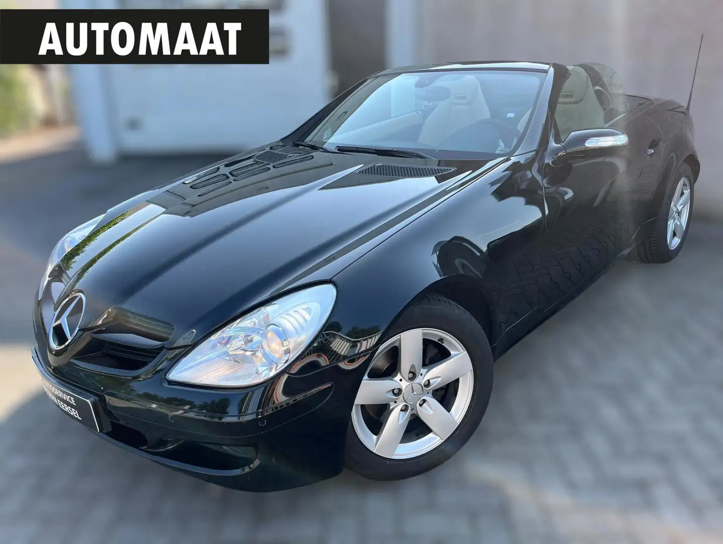Mercedes-Benz SLK 200 K. Edition10 163PK AUTOMAAT / YOUNGTIMER / VOL OPT Zwart - 1