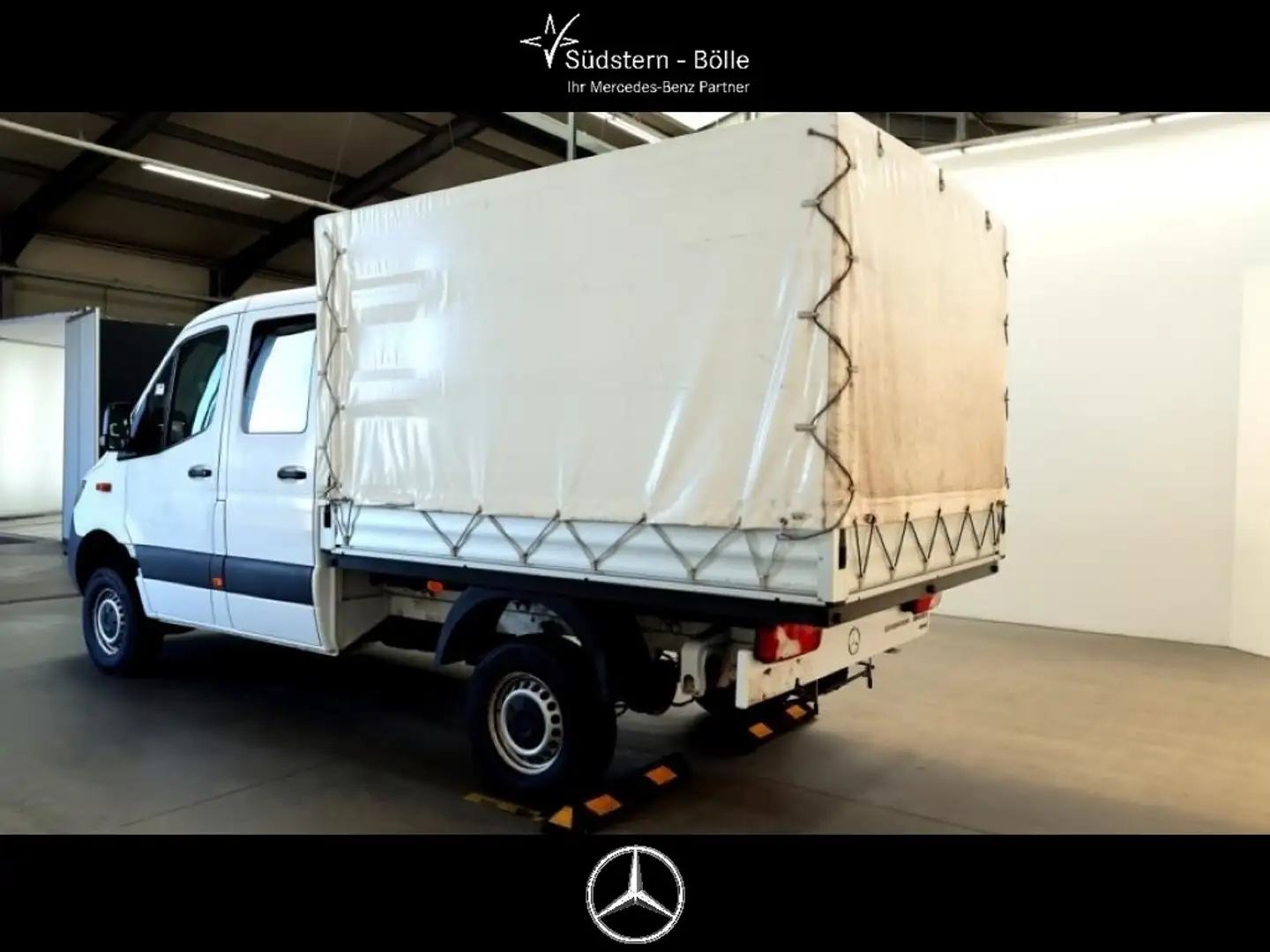 Mercedes-Benz Sprinter 314  DOKA+4x4+TEMPOMAT+KLIMA+MBUX+6SI Wit - 2