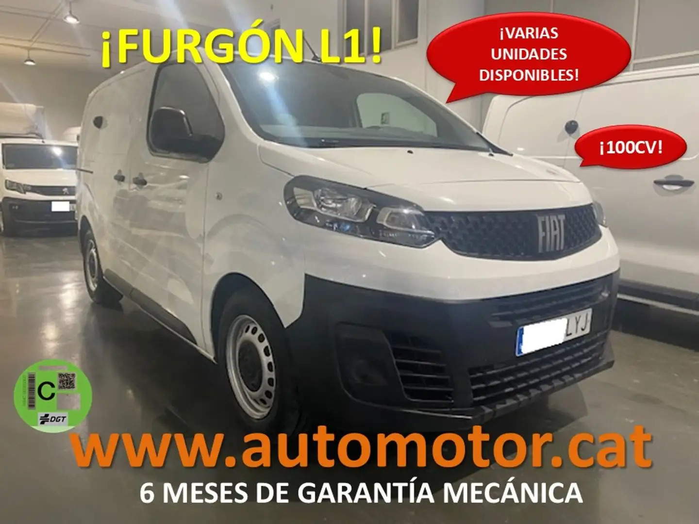 Fiat Scudo Furgon L1 100cv MT6 Business Blanc - 1