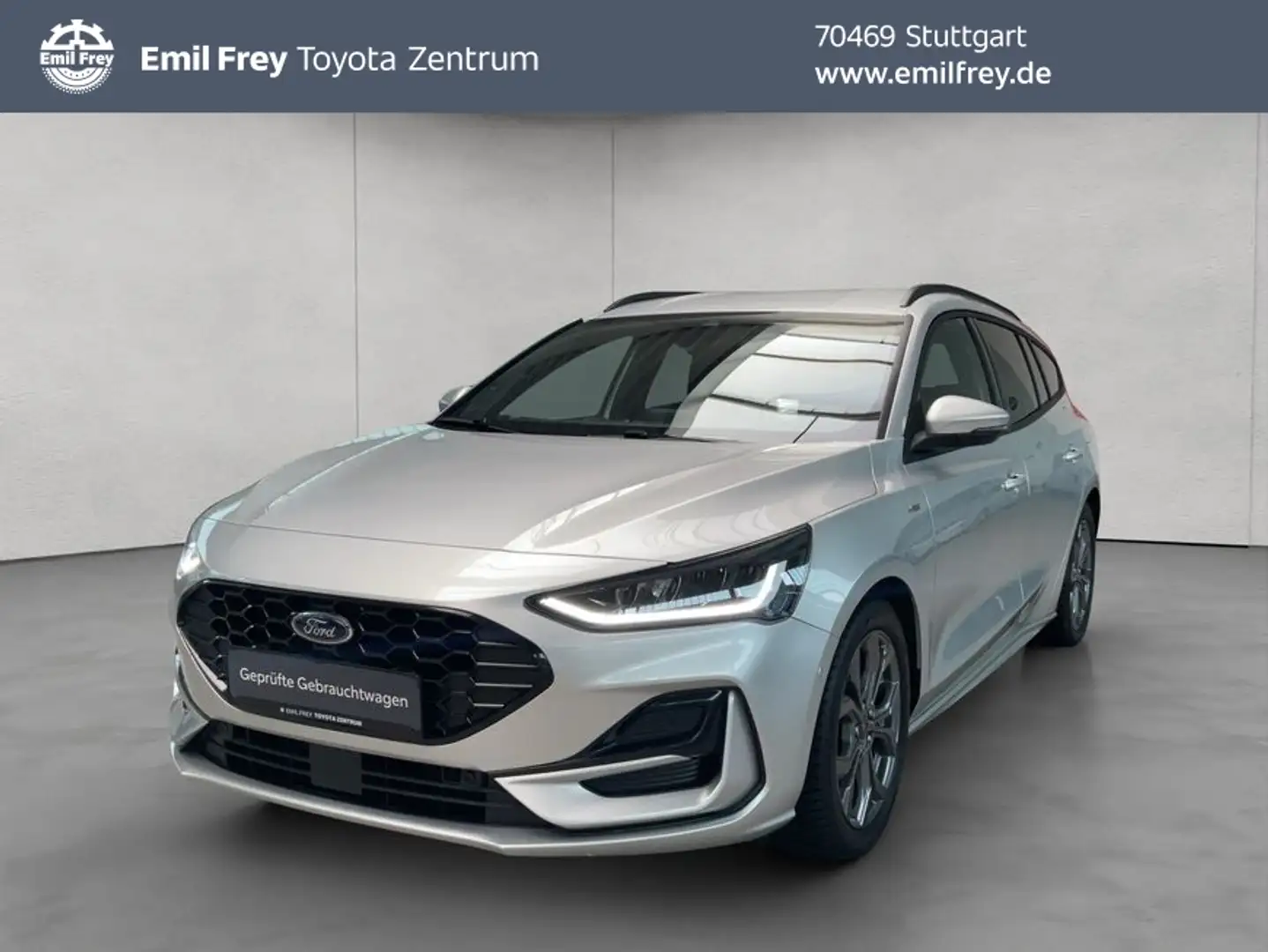 Ford Focus Turnier 1.0 EcoBoost Hybrid Aut. ST-LINE X Zilver - 1