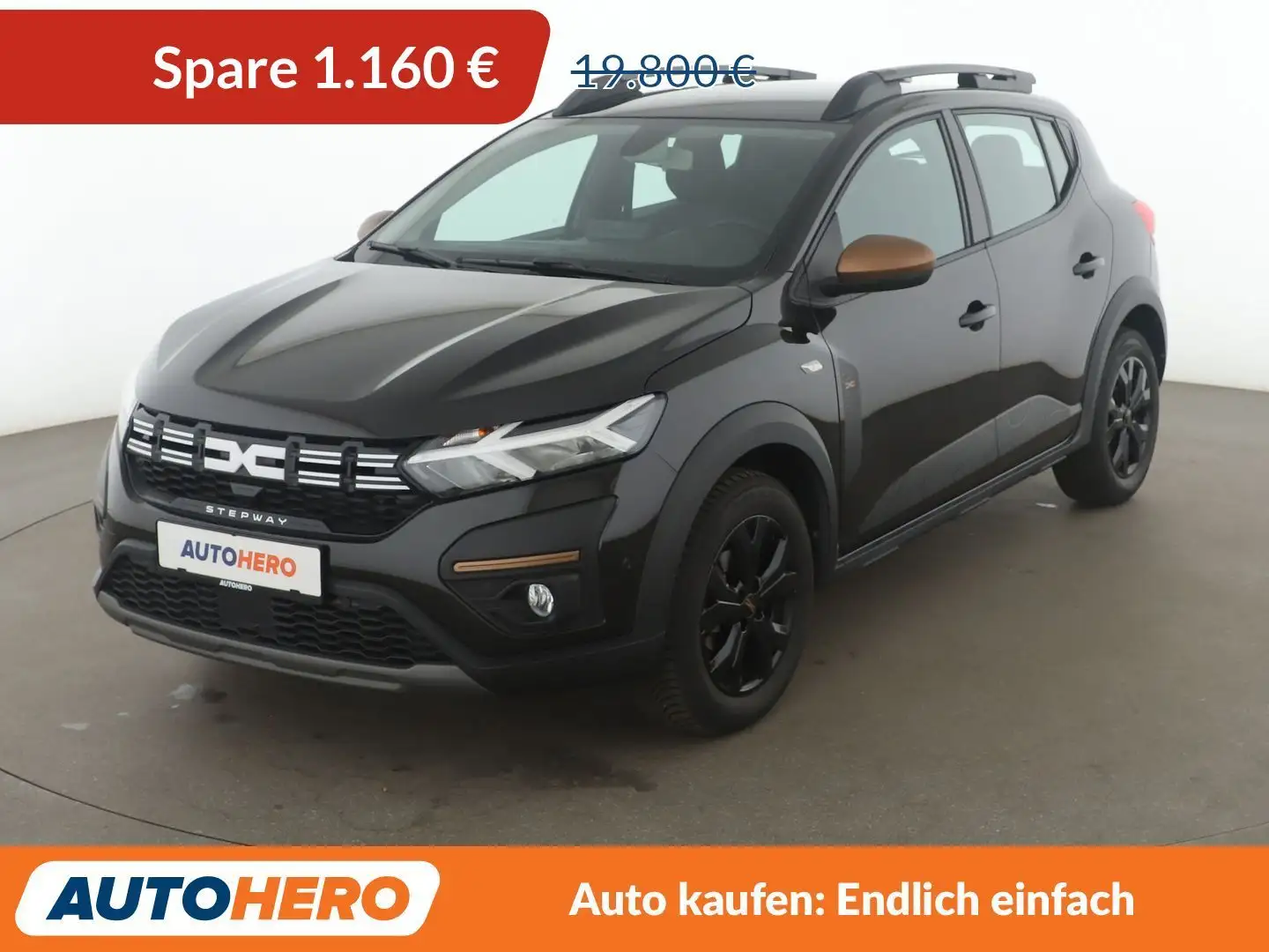 Dacia Sandero 1.0 TCe Stepway Extreme Aut.*NAVI*CAM*TEMPO* Schwarz - 1