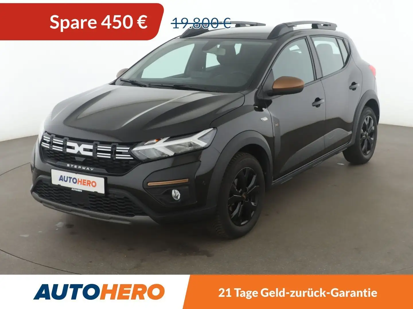 Dacia Sandero 1.0 TCe Stepway Extreme Aut.*NAVI*CAM*TEMPO* Schwarz - 1