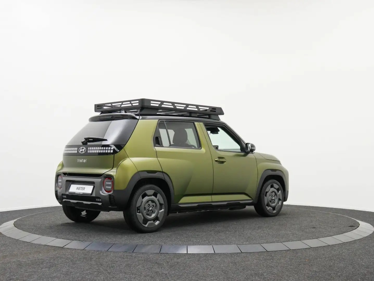 Hyundai Inster Cross 49 kWh | Met dakrek | Uit voorraad leverbaar Groen - 2
