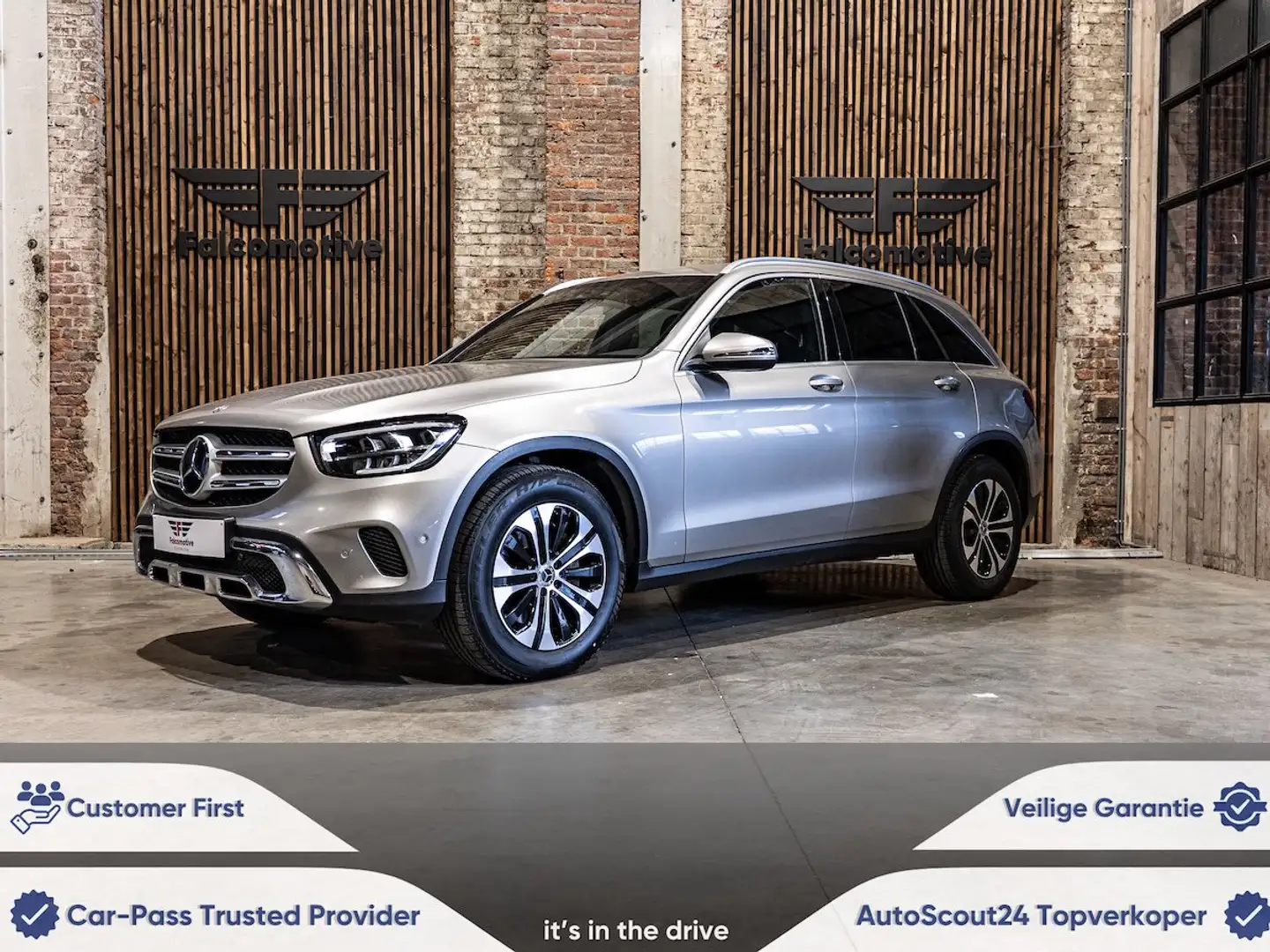Mercedes-Benz GLC 200 d*AUT*MBUX*NAVI*LED*LUXURY*163 pk*58.310 km!!!* Grau - 1