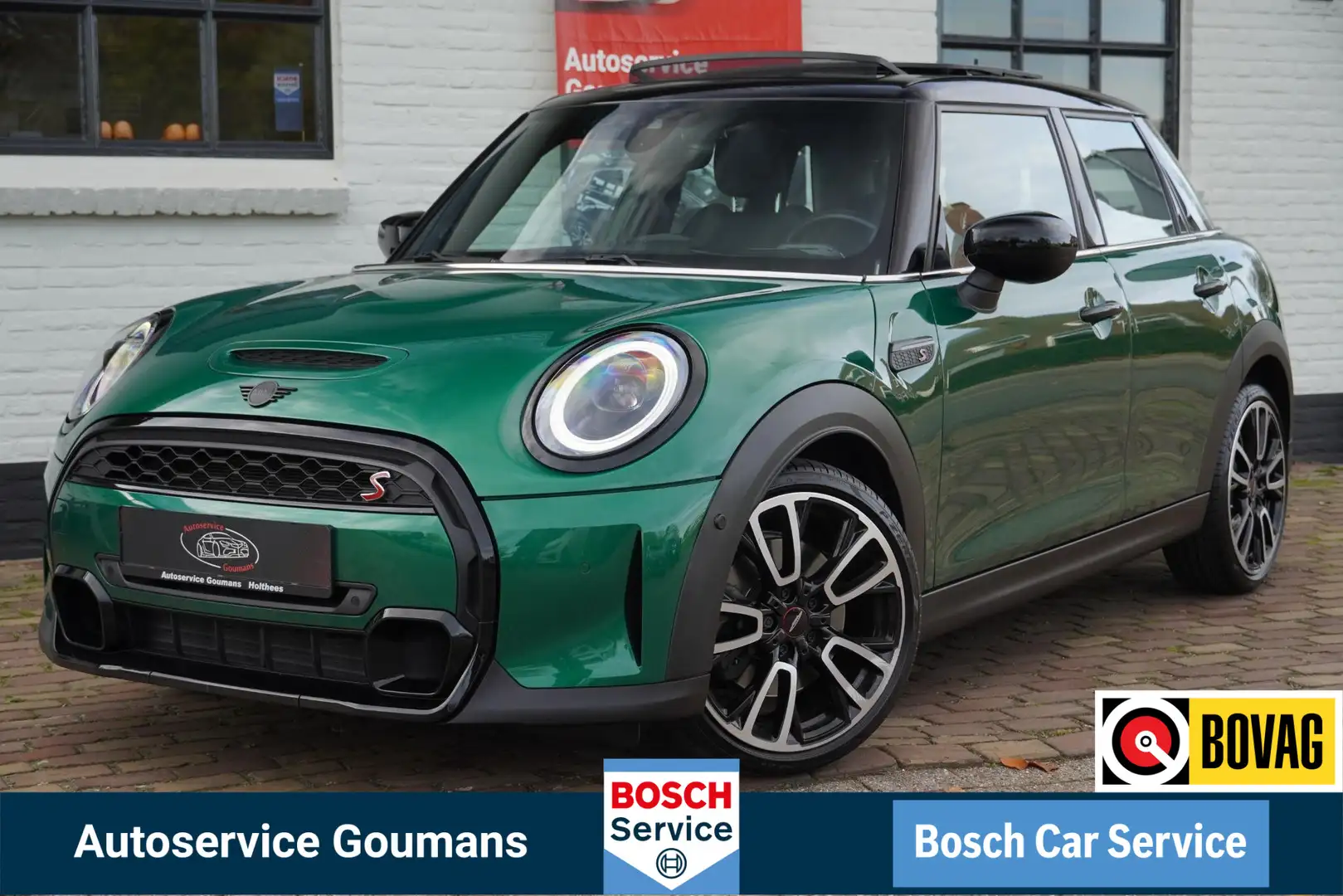 MINI Cooper S Mini 2.0 Classic Panodak Head-up Navi Leer VOL! Groen - 1