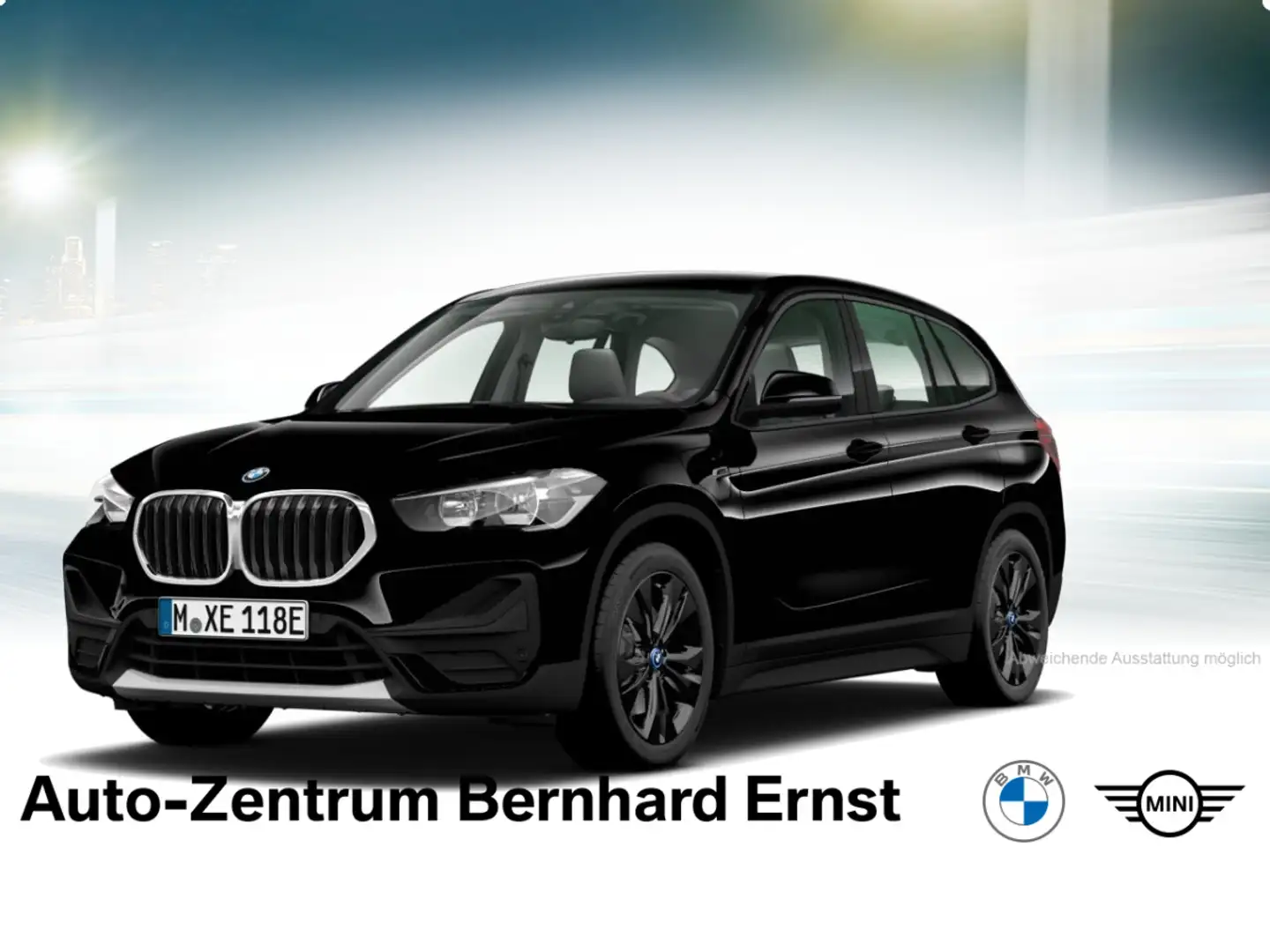 BMW X1 xDrive25e Advantage Steptronic Aut. Klimaaut. Schwarz - 2