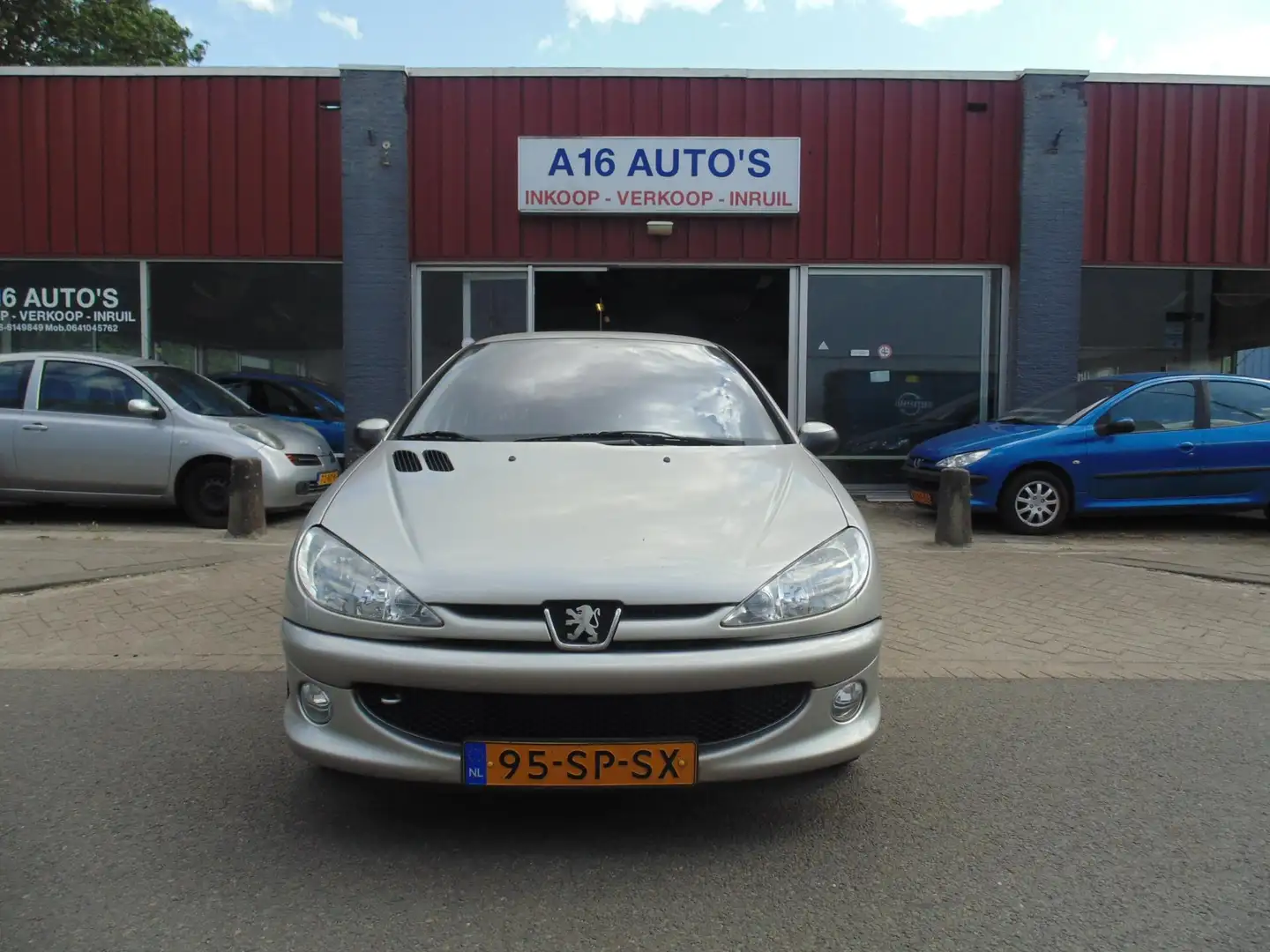 Peugeot 206 1.6-16V Air-line 3 MET AIRCO AUTOMAAT Grijs - 2