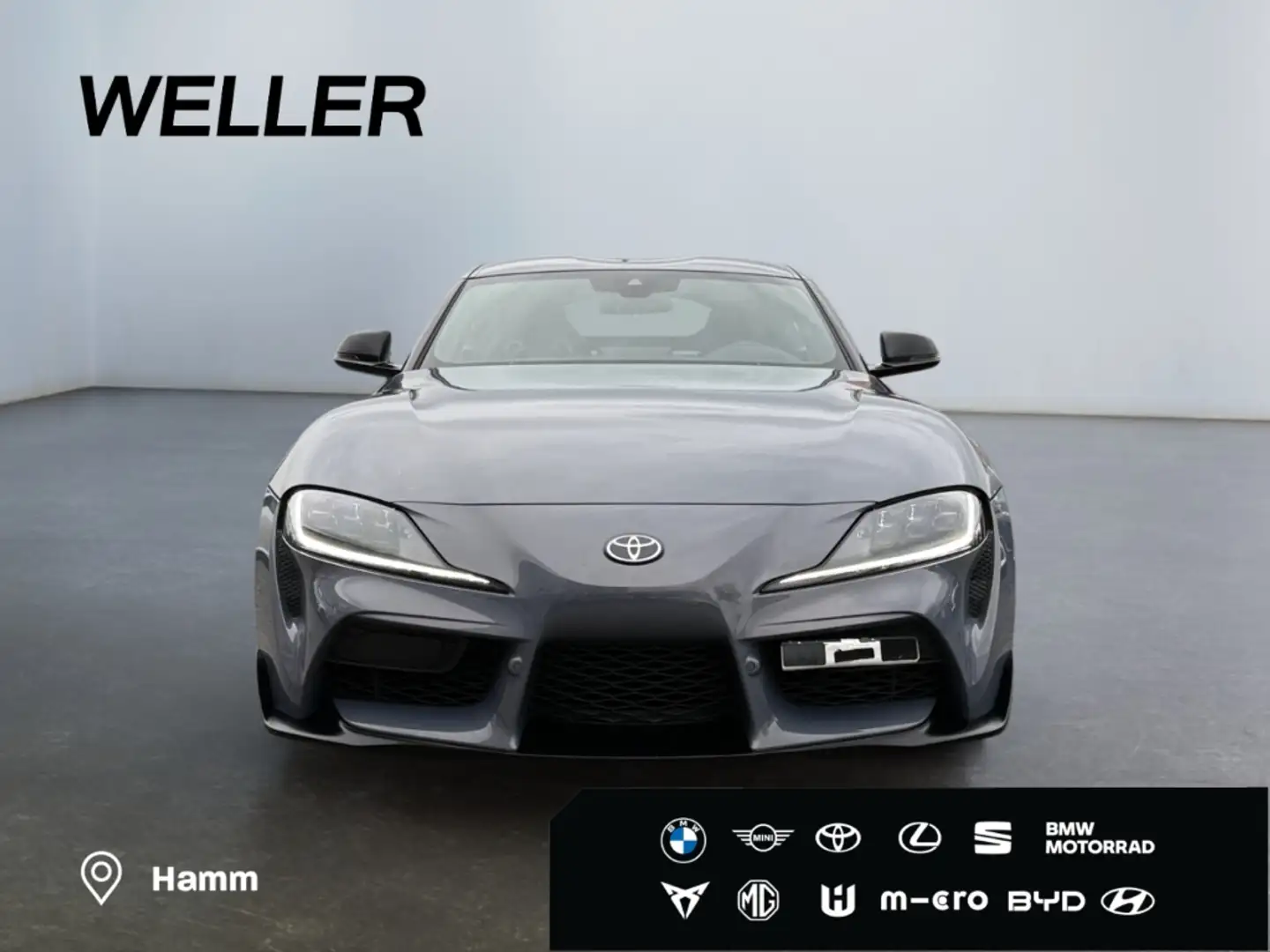 Toyota Supra GR 3.0 Automatik Legend*HUD*PDC*CAM*ACC*SHZ* Серый - 2