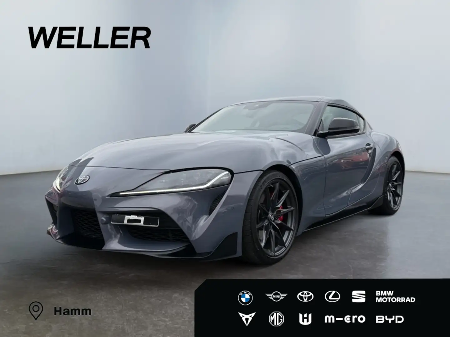 Toyota Supra GR 3.0 Automatik Legend*HUD*PDC*CAM*ACC*SHZ* Серый - 1