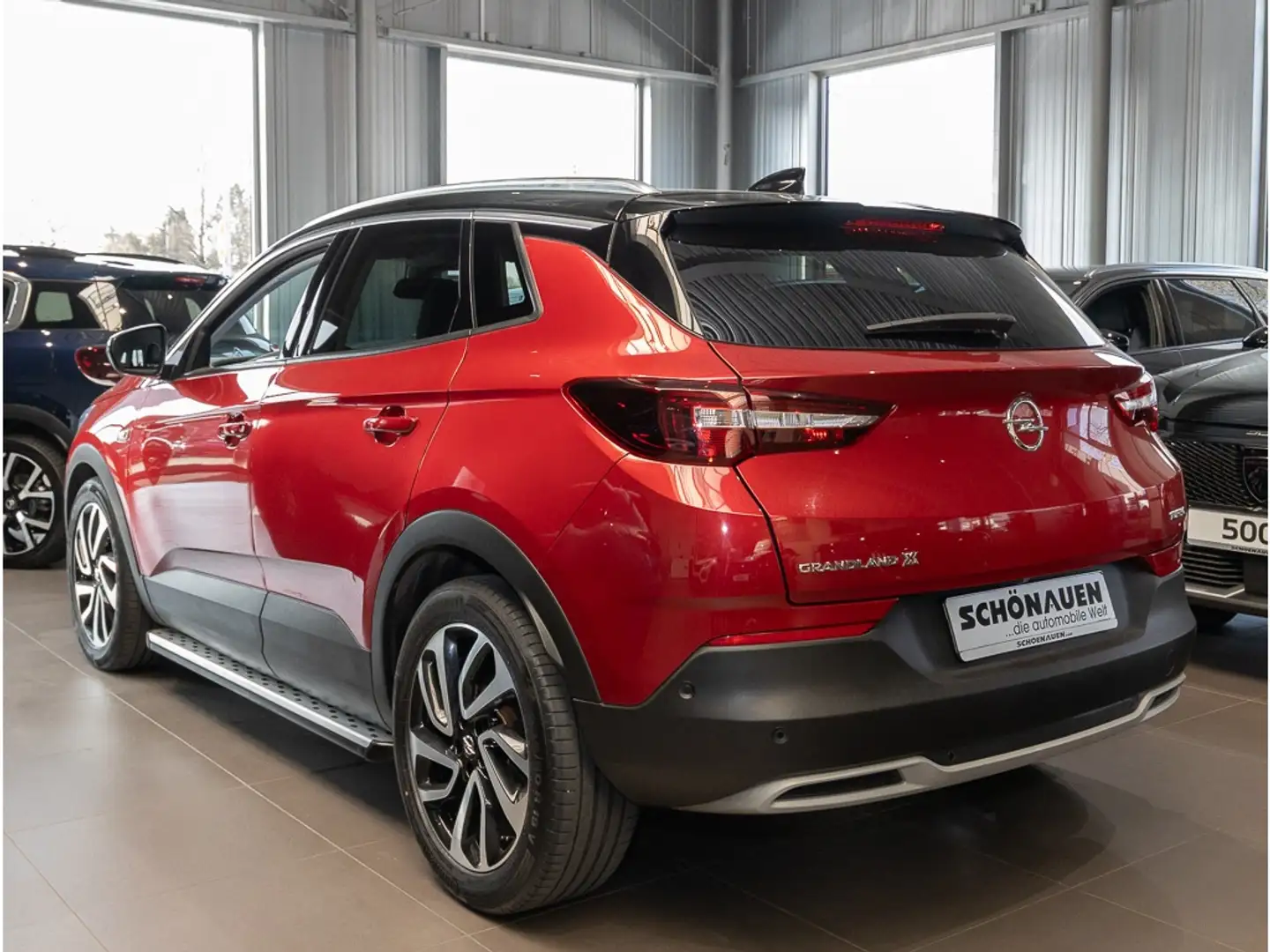 Opel Grandland X DYNAMIC 1.2 AUT. +S/LHZ+NAV+RFK+AHK+ Rouge - 2