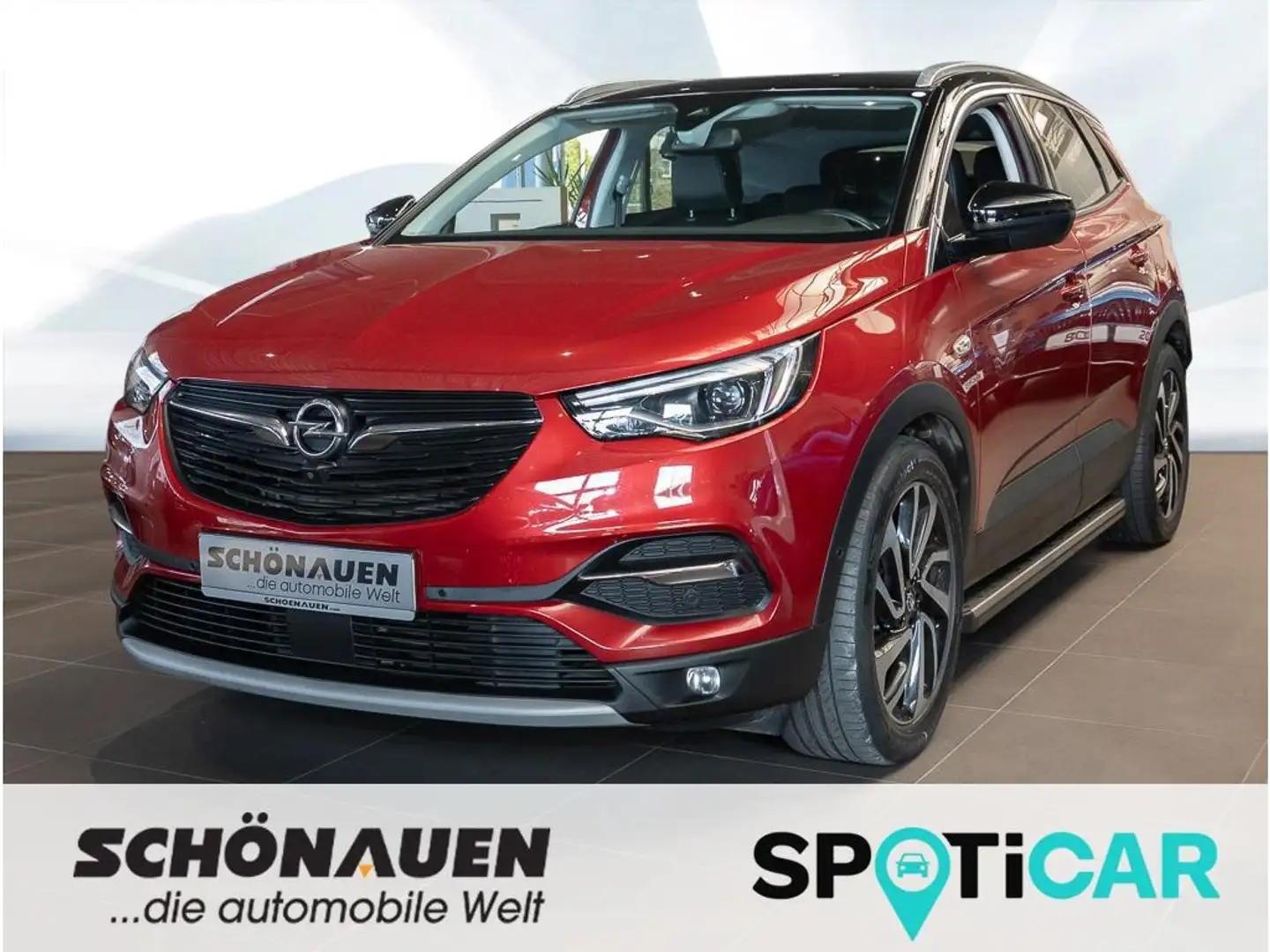 Opel Grandland X DYNAMIC 1.2 AUT. +S/LHZ+NAV+RFK+AHK+ Rouge - 1