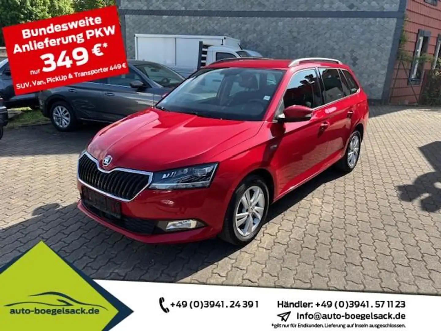 Skoda Fabia Combi 1.0 TSI 125 JAHRE+LED+NAVI+KAMERA+ Rot - 1