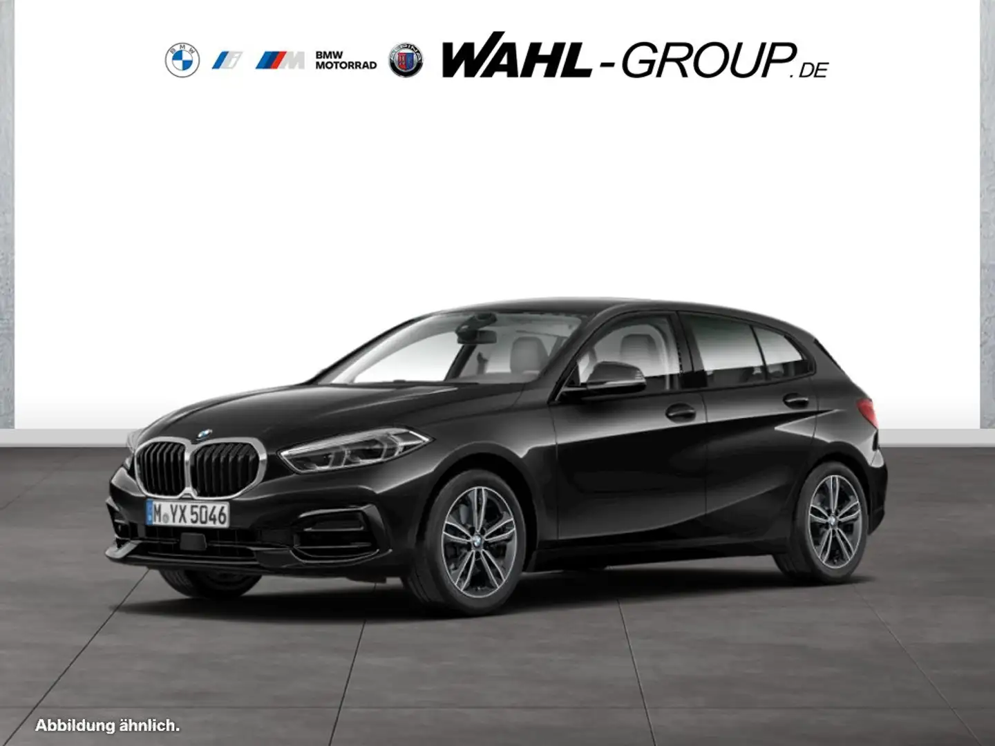 BMW 118 i Hatch Sport Line DAB LED WLAN Tempomat Shz Schwarz - 1
