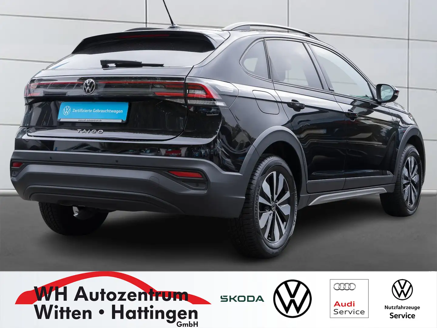 Volkswagen Taigo 1,0 l TSI DSG Move Rückfahrkamera, GJR, Navi Schwarz - 2