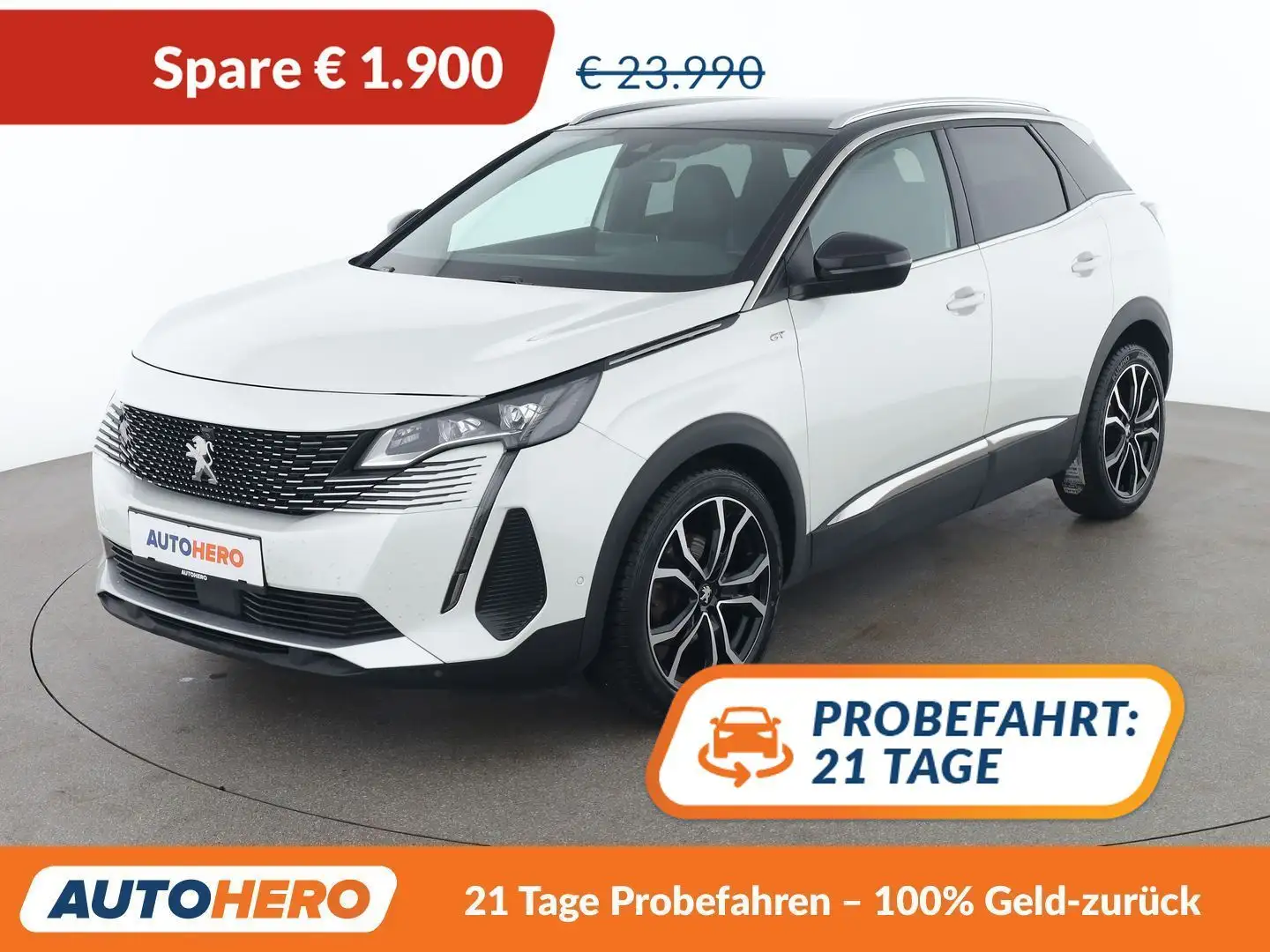 Peugeot 3008 1.5 Blue-HDi GT Weiß - 1