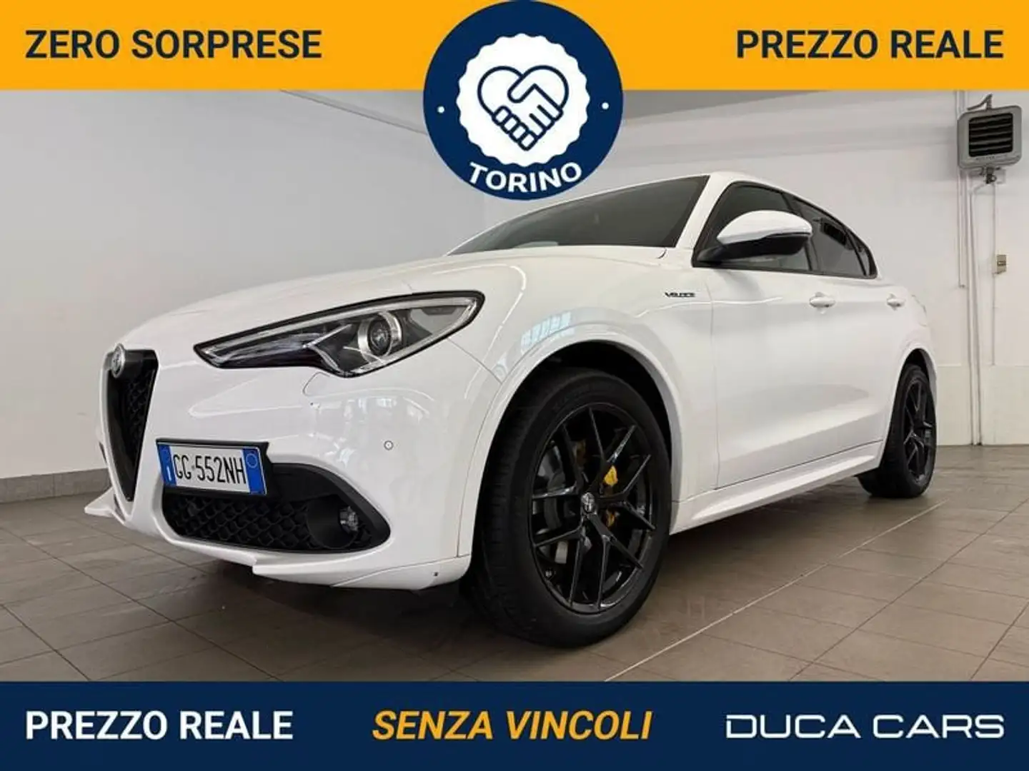 Alfa Romeo Stelvio 2.2 Turbodiesel 210 CV AT8 Q4 Veloce Wit - 1