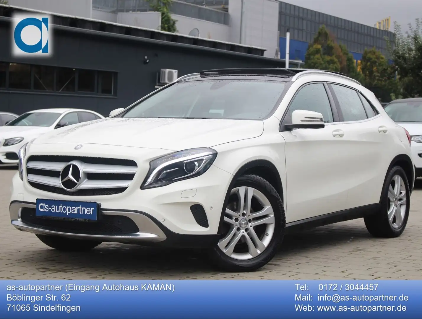 Mercedes-Benz GLA 180 Aut. URBAN *PANO-BI XENON-PDC-TEILLEDER* Weiß - 1