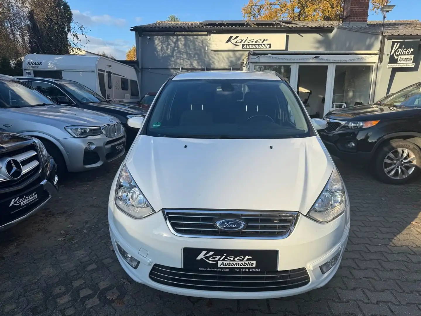 Ford Galaxy Titanium-1.Hand-komplett Scheckheft-7Sitzer Weiß - 2