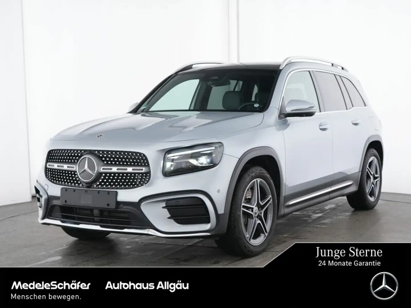 Mercedes-Benz GLB 220 GLB 220 4M AMG Premium 19" Pano HuD 360° Burm. Silber - 1