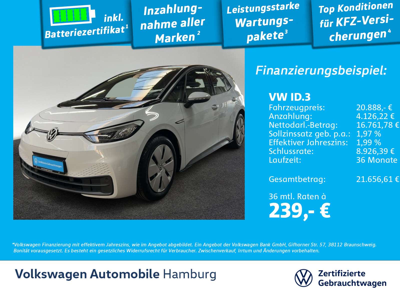 Second hand Volkswagen Id.3 Pro