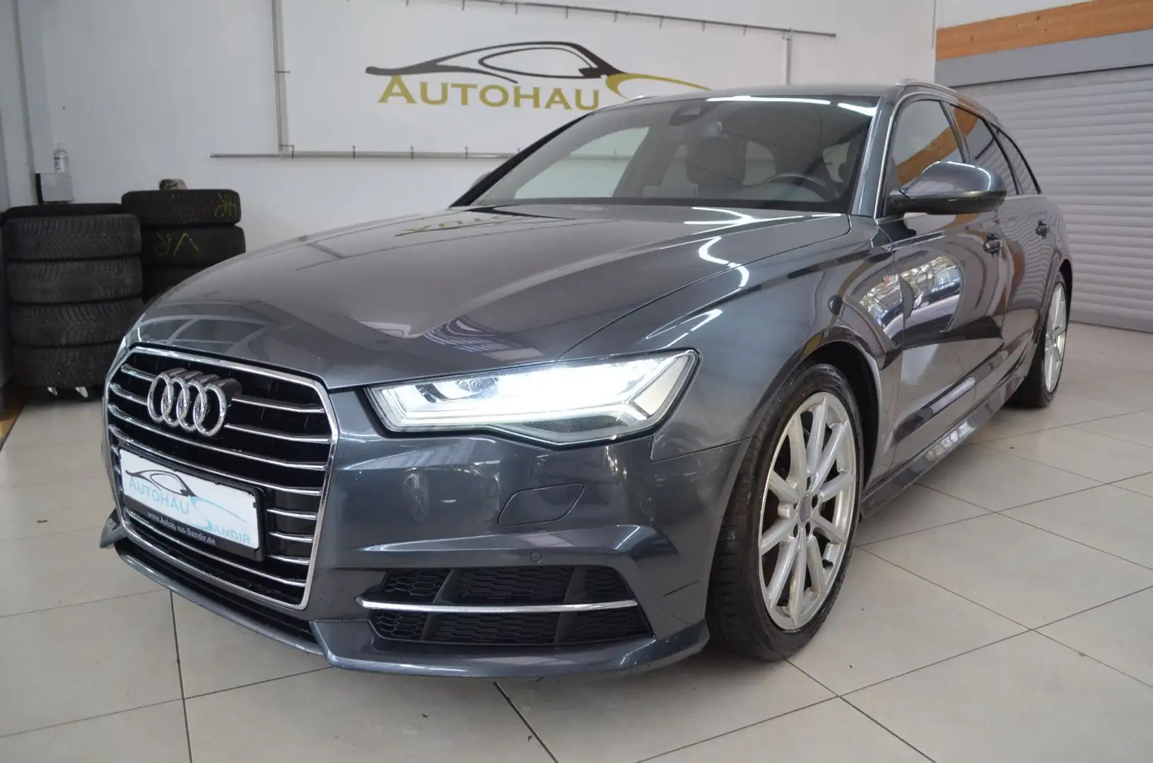 Audi A6 3.0 TDI ~Matix ~S-Line~Navi~LED~Leder Szary - 2