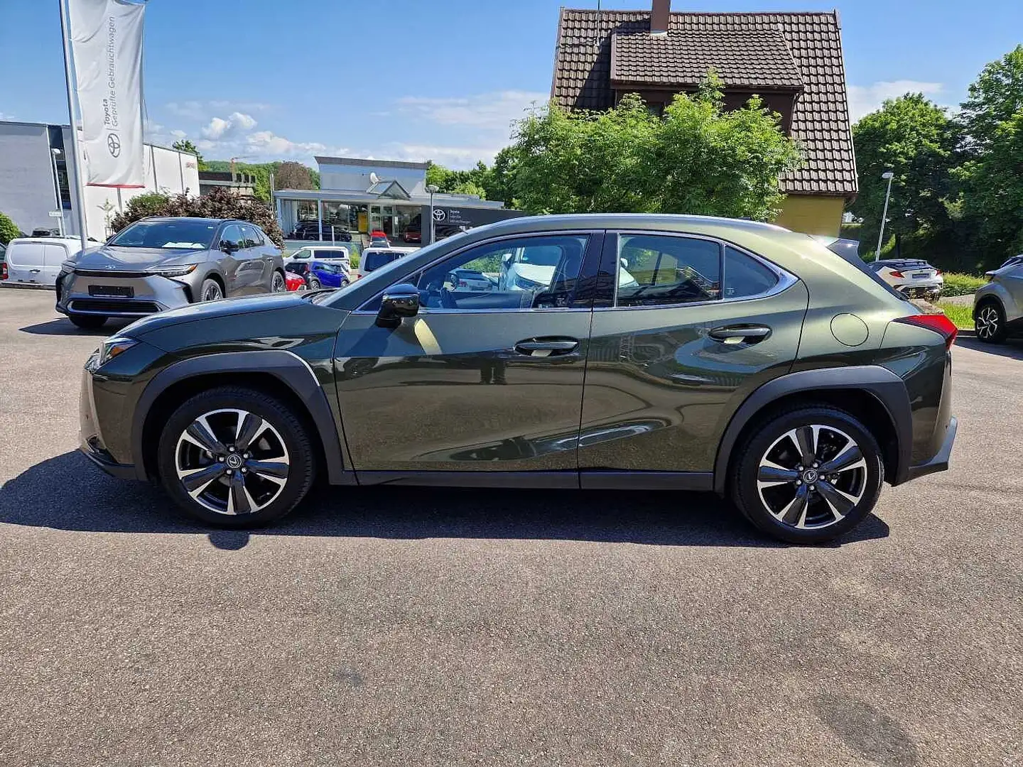 Lexus UX 250h Luxury mit ESD und AHK Зелений - 2
