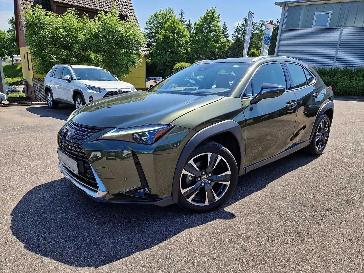 Lexus UX 250h Luxury mit ESD und AHK Зелений - 1