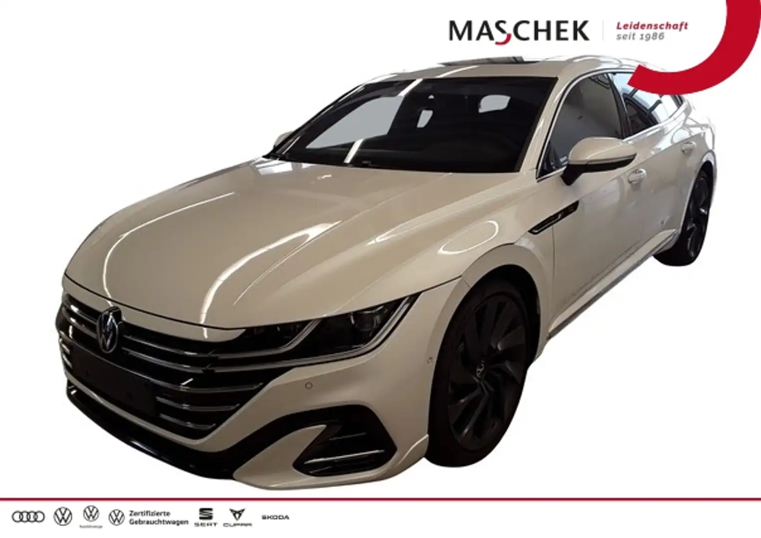 Volkswagen Arteon Shooting Brake 2.0 TSI NP83 Sonderleasing AHK Pano Weiß - 1