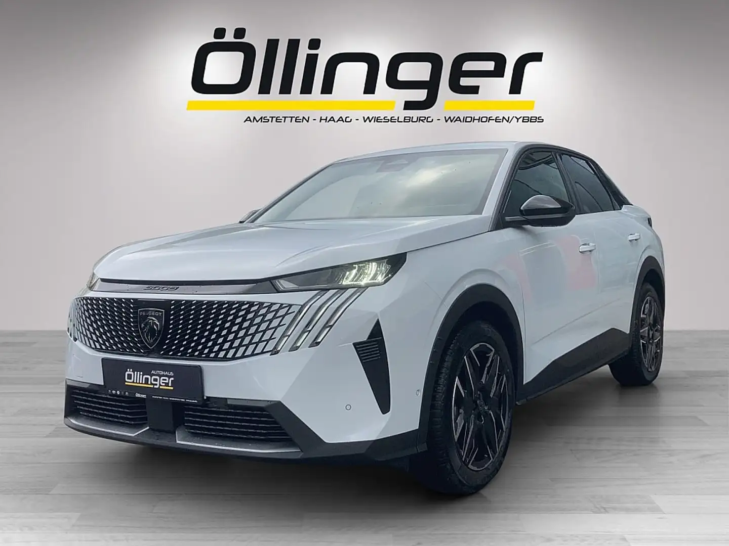 Peugeot 3008 Hybrid 136 E-DCS6 Allure Aut. Weiß - 1