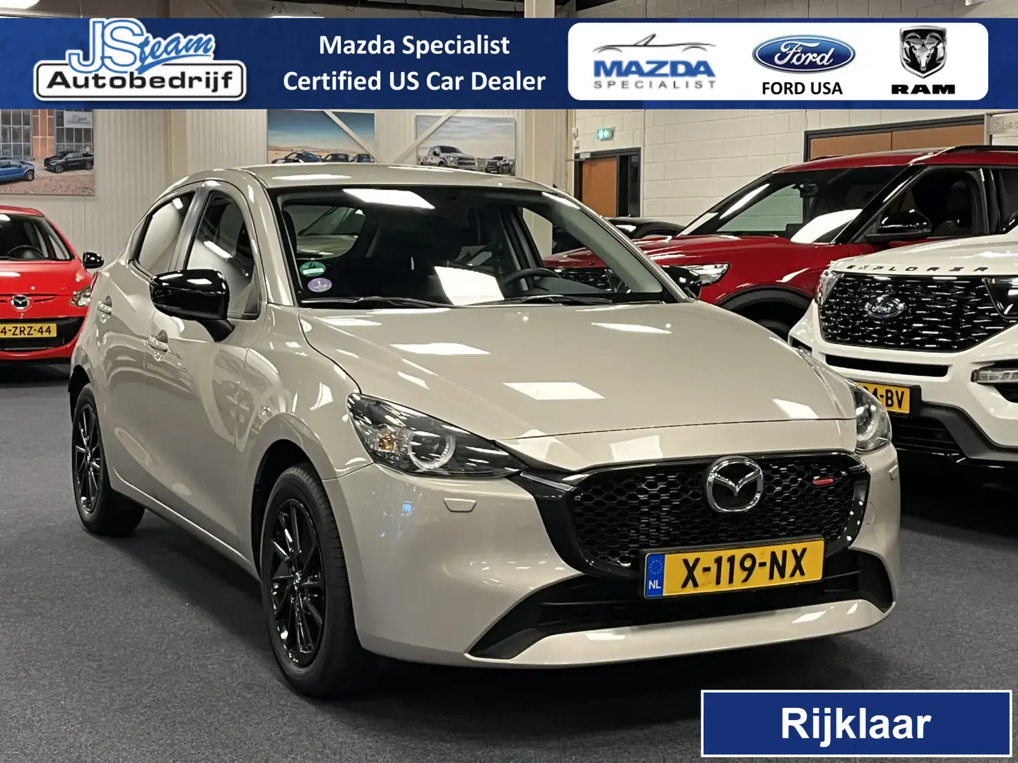 Mazda 2 1.5i e-SkyActiv-G Homura 90PK M Hybrid Navi DAB+ A Beige - 1