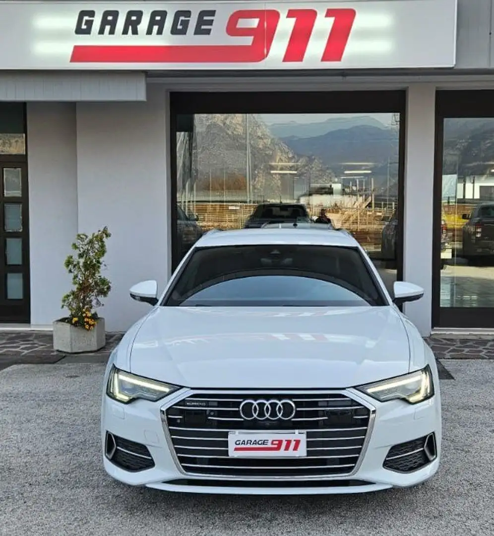 Audi A6 A6 Avant 40 2.0 tdi S LINE MATRIX 19 GANCIO FULL Bianco - 1