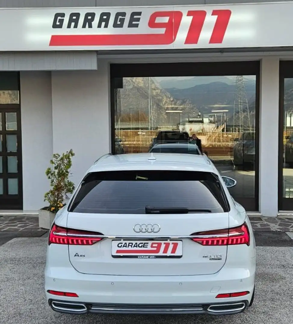Audi A6 A6 Avant 40 2.0 tdi S LINE MATRIX 19 GANCIO FULL Bianco - 2
