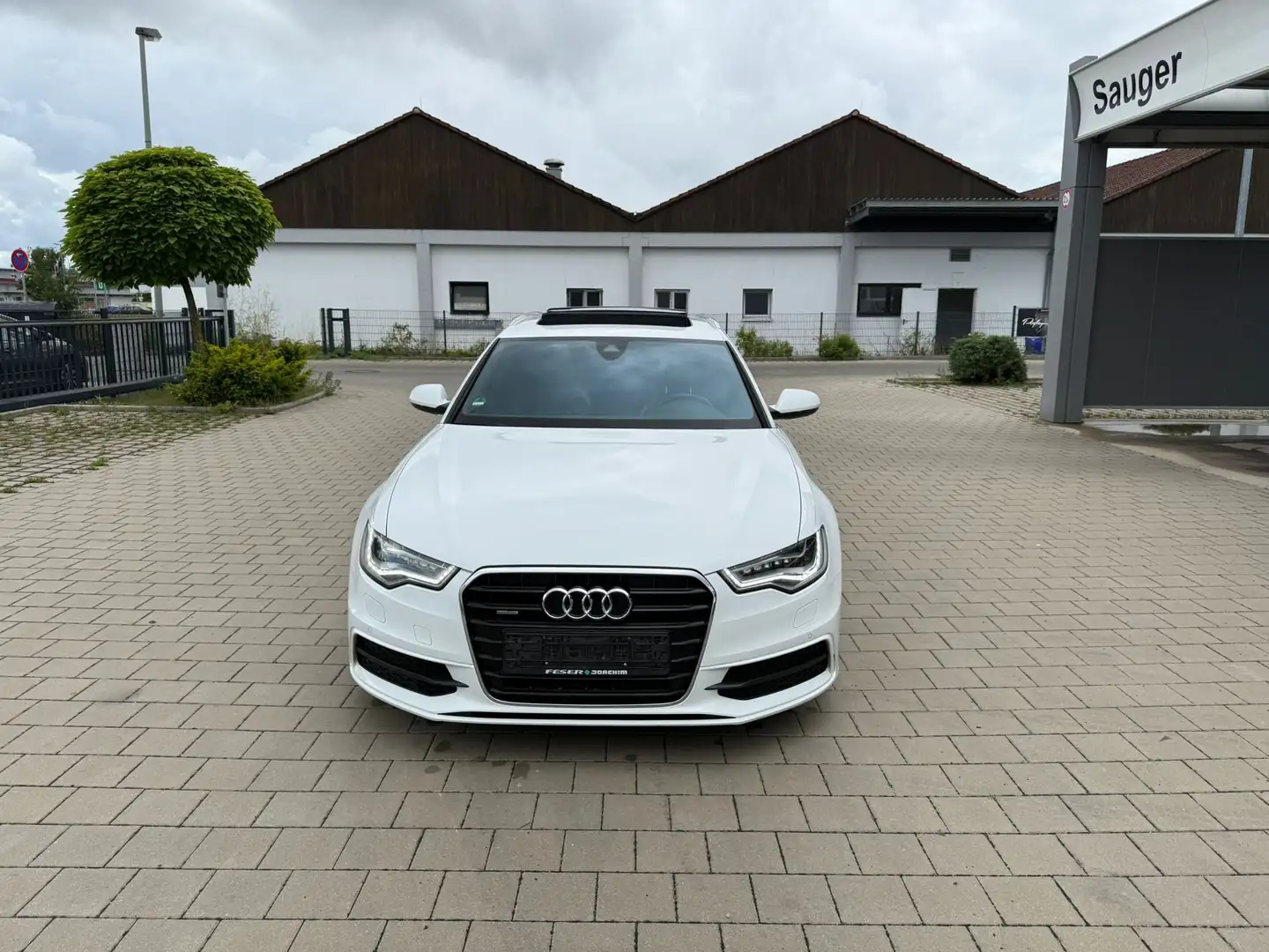 Audi A6 3.0 TDI quattro S line Panorama Kamer Wit - 1