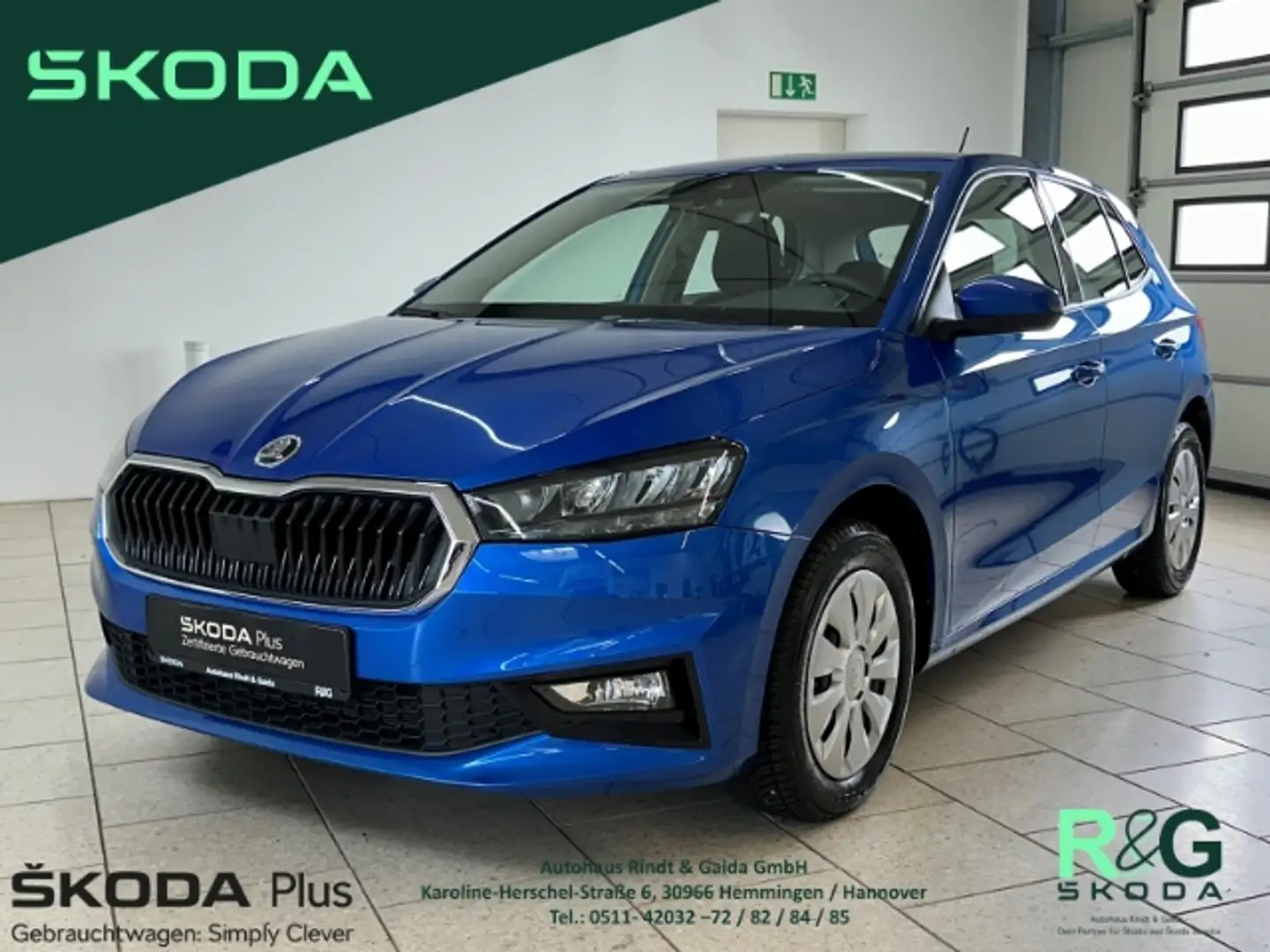Skoda Fabia Selection 1.0 TSI DSG SHZ PDC virtual Cockpit Frei Blau - 1