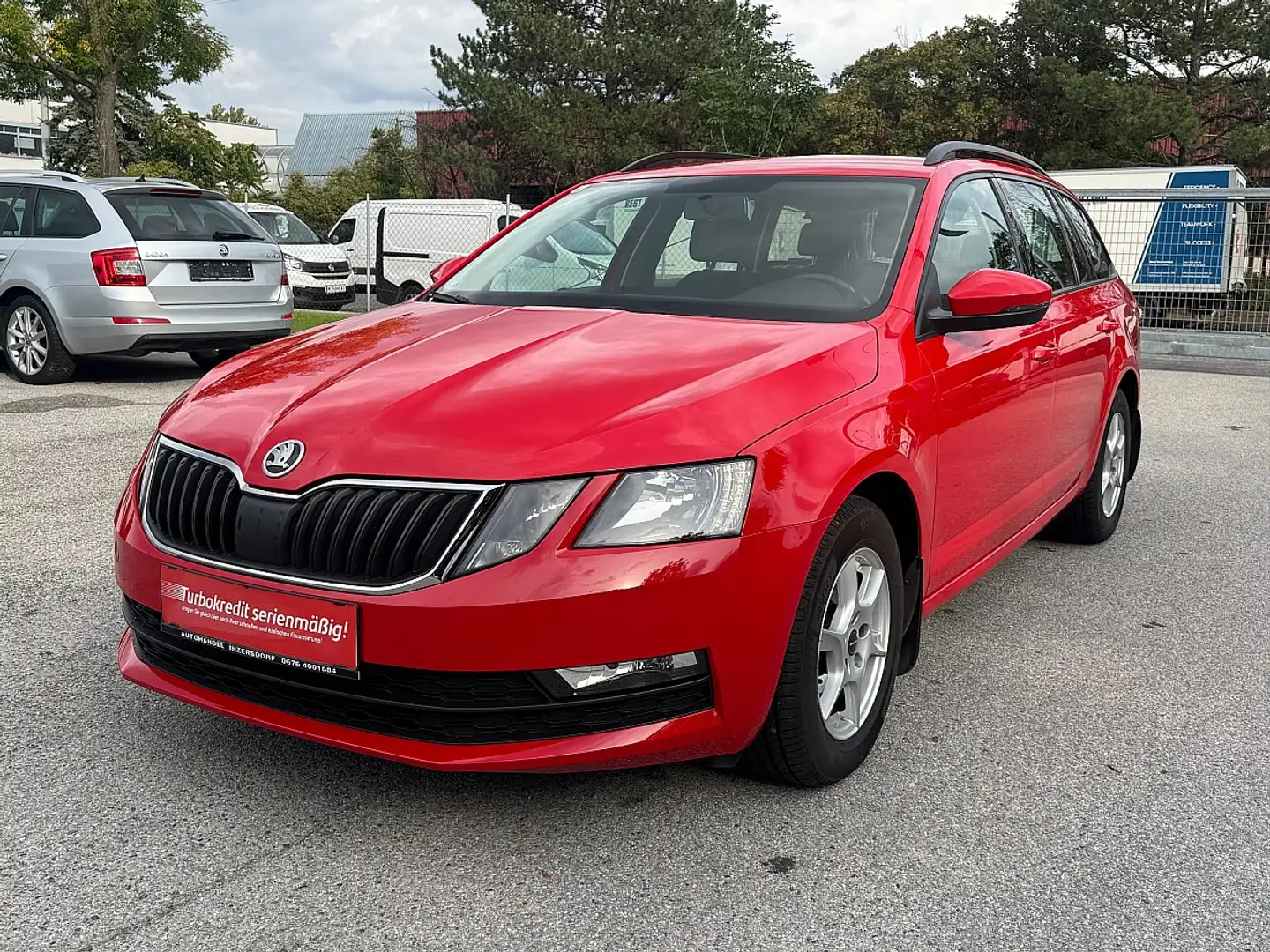 Skoda Octavia Combi 1,6 TDI Active / 1BESITZ / ANHÄNGERKUPPLU... Rot - 1