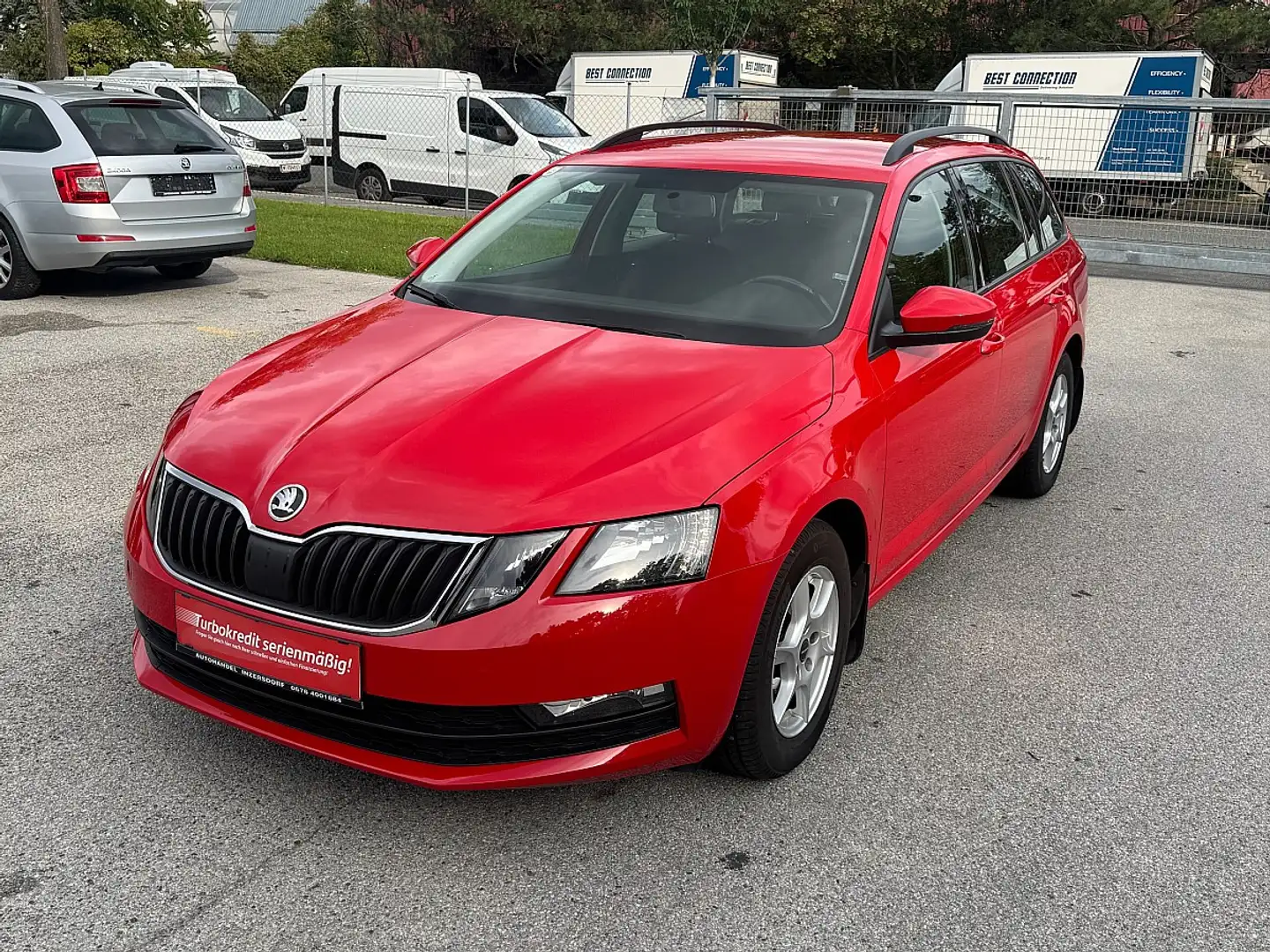 Skoda Octavia Combi 1,6 TDI Active / 1BESITZ / ANHÄNGERKUPPLU... Rot - 2