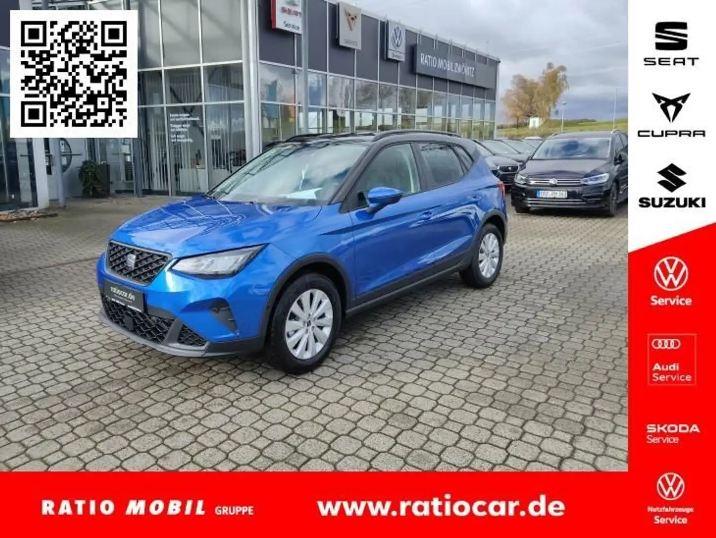 SEAT Arona ARONA ROAD EDITION 1.0 TSI PARKLENKASS. SHZ NAVI Azul - 1