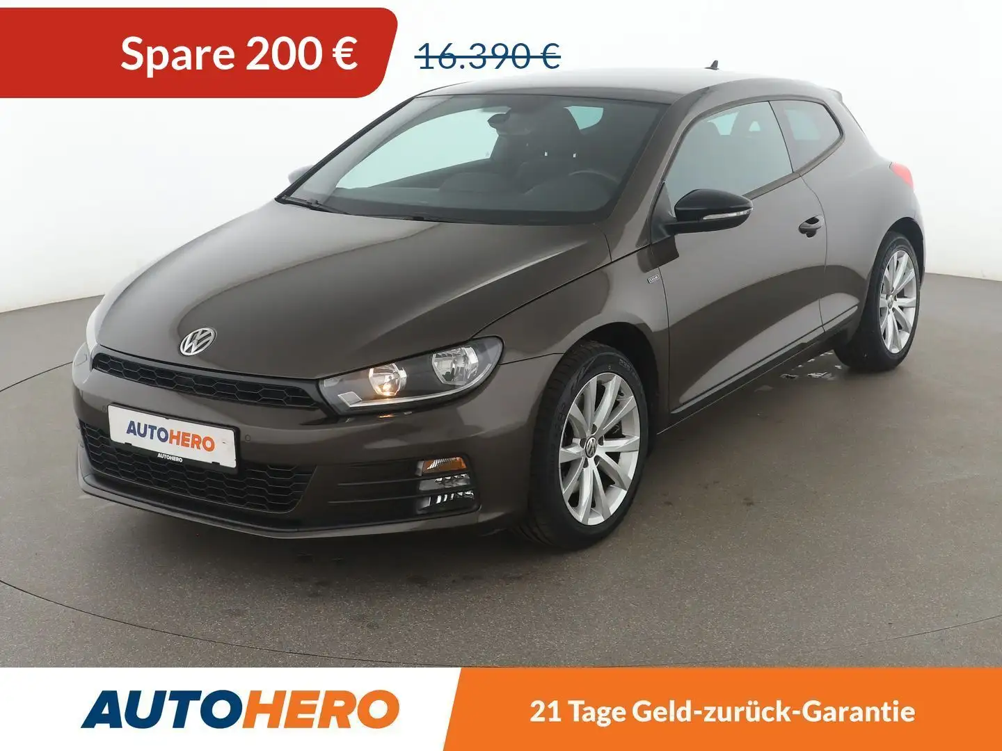 Volkswagen Scirocco 2.0 TSI Club BM*NAVI*CAM*PDC*SHZ*KLIMA*TEMPO* Braun - 1