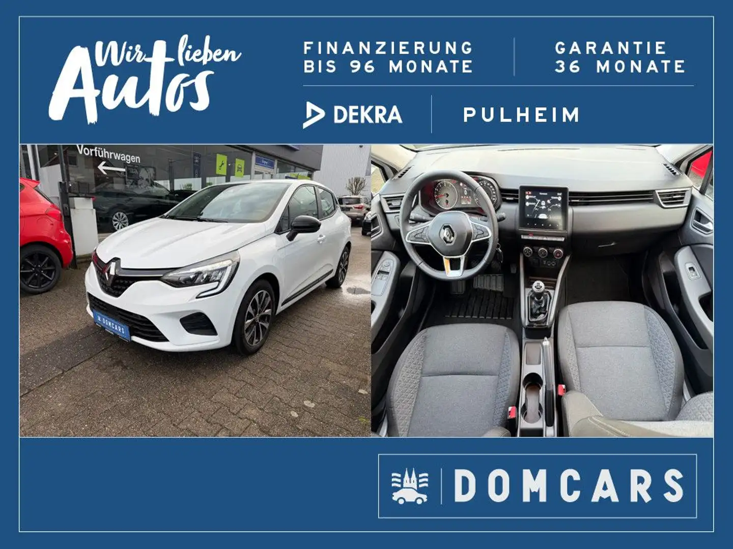 Renault Clio V Equilibre/KLIMA/ASSISTENTEN/GARANTIE/ALU/ Weiß - 1